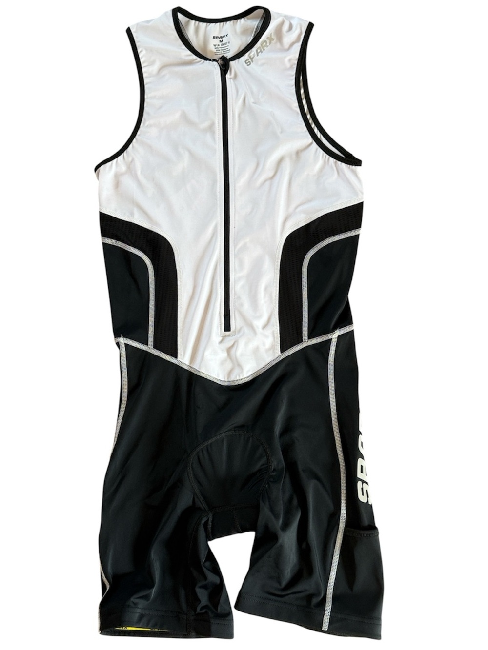 NWOT SPARX MENS ATHLETIC TRIATHLON RACESUIT KIT RACE READY SWIM BIKE RUN MEDIUM